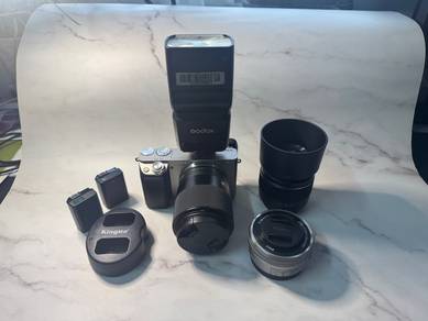 Sony a6000 + 3 lens RM1500