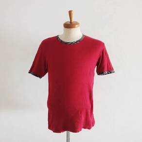 BURBERRY BLACK LABEL Nova Checked Trim Tee
