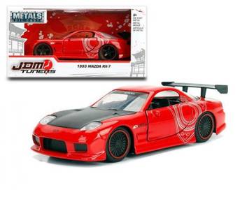 1993 Mazda RX-7 Red w/ black bonnet (JDM Tuners)