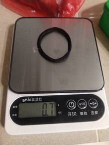 Stainless steel kitchen weighing scale 