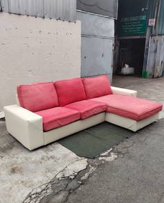 Y79B Kerusi 9' 3Seater IKEA L Shape Sofa PU Fabric