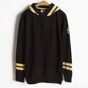 Z0119 RETRO BLACK HOODiES SHiRT PULLOVER SWEATER