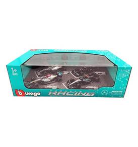 Burago 1/43 Scale 18-38093 - F1 Mercedes AMG 4pc S
