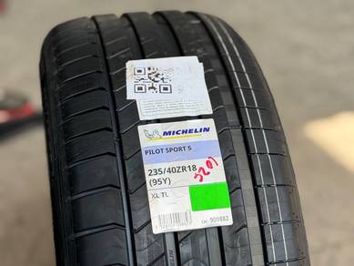 Tayar Baru 235 40 18 Michelin Pilot Sport 5 New