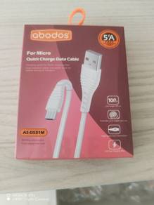 ABODOS 5A Fast Charging Micro USB Cable