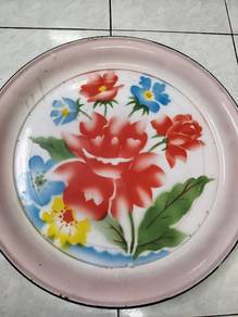 old metal plate