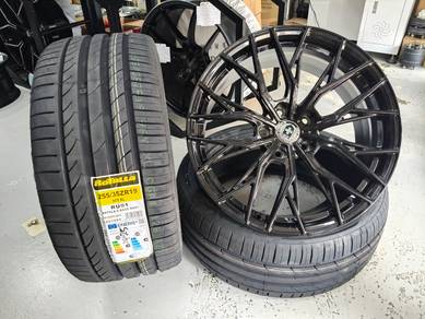 BMW E90 F30 F32 X1 E84 19" Rim + Tayar Baru R89