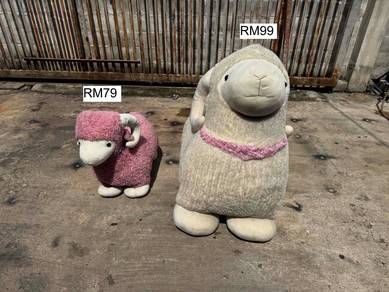 Lamb Sheep Plushie Chair Stool Kerusi Doll