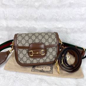 Gucci Horsebit 1955 Small Brown Shoulder Bag