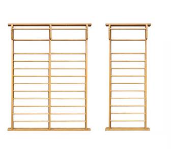 Swedish Wooden Ladder Wall Bar Pilate Rehab Yoga