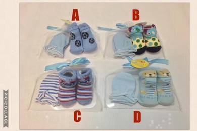 Baby Mittens & Booties for Newborn (C & I)