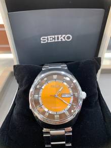 Seiko SNKN75K1 | Rare Orange Dial | Japan Movement