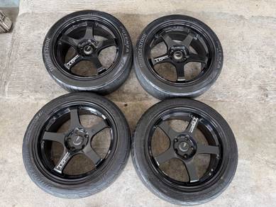 Rim advan gt 17 inch preve exora fd tayar potenza