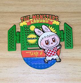 POP MART The Monsters Labubu Football Badge