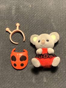 sylvanian family koala ladybug and item