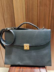 Black Epi Leather bag