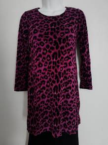 Leopard Print Top Baju leopard Cetra