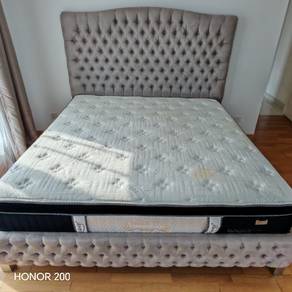 Elegance King size bed frame N mattress 
