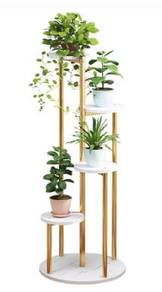 Round 5 layer plant display rack decorate rak pasu