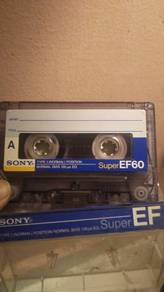 Sony Super EF 60 Blank Cassette New
