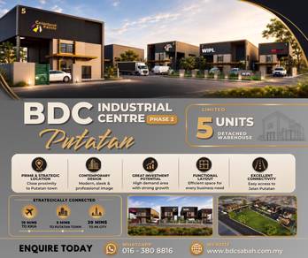 Warehouse / Factory For Sale in Putatan,SBH