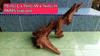 Driftwood  kayu hiasan aquarium aquascape Discus