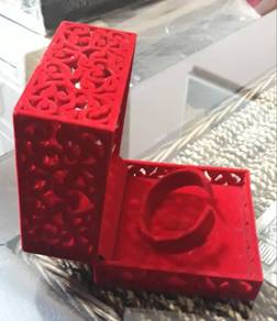 BRACELET/WATCH BOX - Red