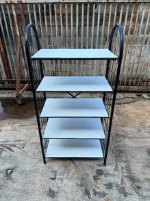 5ft Steel Frame Multipurpose Metal Besi Rack Shelv