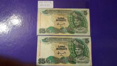 Malaysia 7th Series RM5 Ahmad Don ( f ) - QB