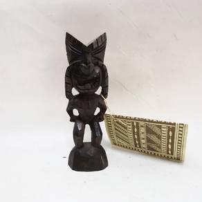 Hand Carved Hawaiian KUKA'ILIMOKU Tiki Numbered Mu