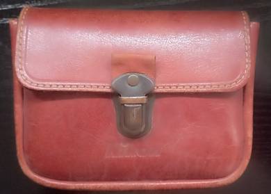 ORIGINAL NIKON Hard Leather WAIST POUCH  VINTAGE