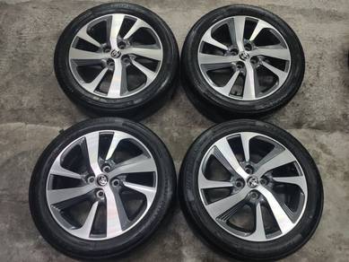 Rim original enkei toyota yaris 16 inch siap tayar