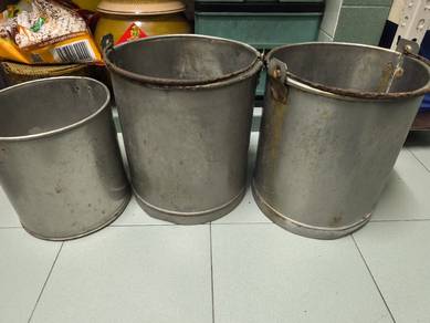 Stainless steel tong bucket 