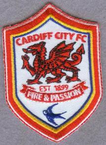 Cardiff City England Premier League Football Patch