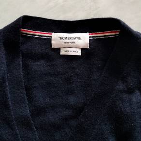 THOM BROWNE Wool Cardigan