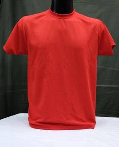 Baju Tshirt 1 Warna Microfiber / Jersey Pendek