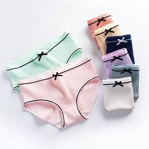 L XL size cotton ribbon women underwear