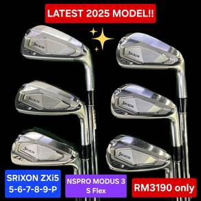 LATEST i-FORGED SRIXON ZXi5 (5-P) NSPRO MODUS 3 S