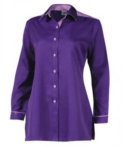 Baju Korporat Lengan Panjang FF6147 DARK< PURPLE