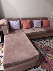Sofa L-Shape / Sofa Tetamu Cantik