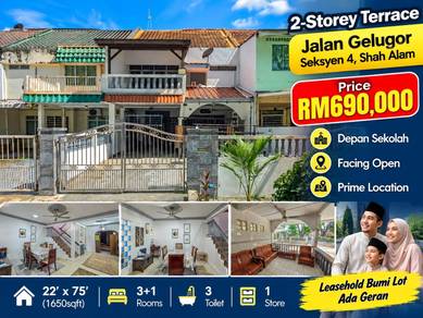 2-storey Terraced House For Sale in Shah Alam,SGR