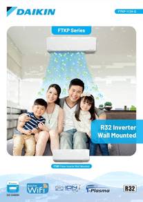 Daikin 2.5hp Deluxe 5star Inverter Aircond+ pasang