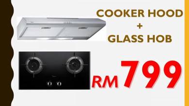 Cooker Hood + Glass Hob