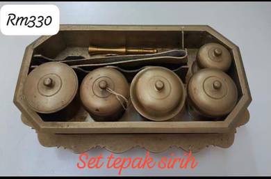 SET TEPAK SIRIH TEMBAGA-Solid brass 