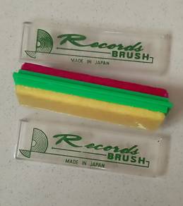 Vintage RECORDS BRUSH in ORIG BOX Made In JAPAN 60