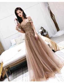 Nude wedding evening prom dress gown RBP0976