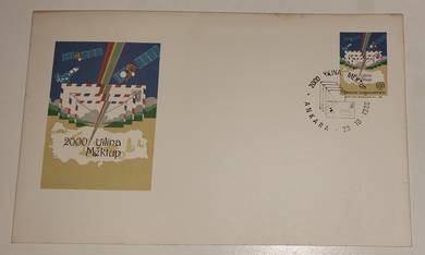 FDC Turkiye 1986 - Letter to the Year 2000