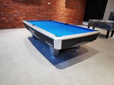 9ft Century Silver American Billiard Pool Table