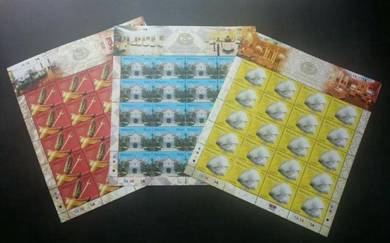 Mint Stamp Sheet Sultan Azlan Shah Malaysia 2006