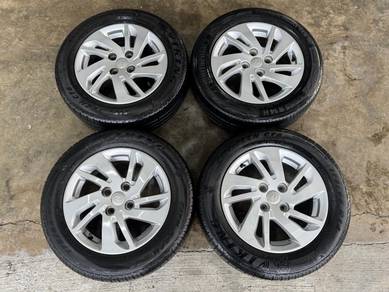 Rim second 14 myvi icon siap tayar viva Axia bezza